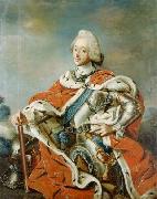 Carl Gustaf Pilo Portrait of King Frederik V of Denmark oil on canvas